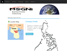 Tablet Screenshot of msgni.com